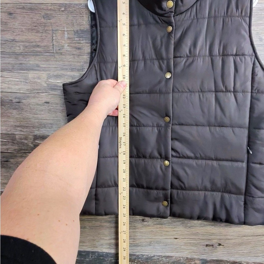 Daisy Fuentes Black Quilted Vest - Picture 6 of 7